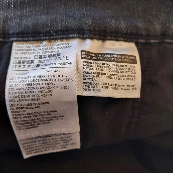 Levis 720 HIGH RISE SUPER SKINNY WOMEN'S JEANS Size 24W - Picture 12 of 15